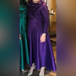 A purple dress I wore for a wedding.